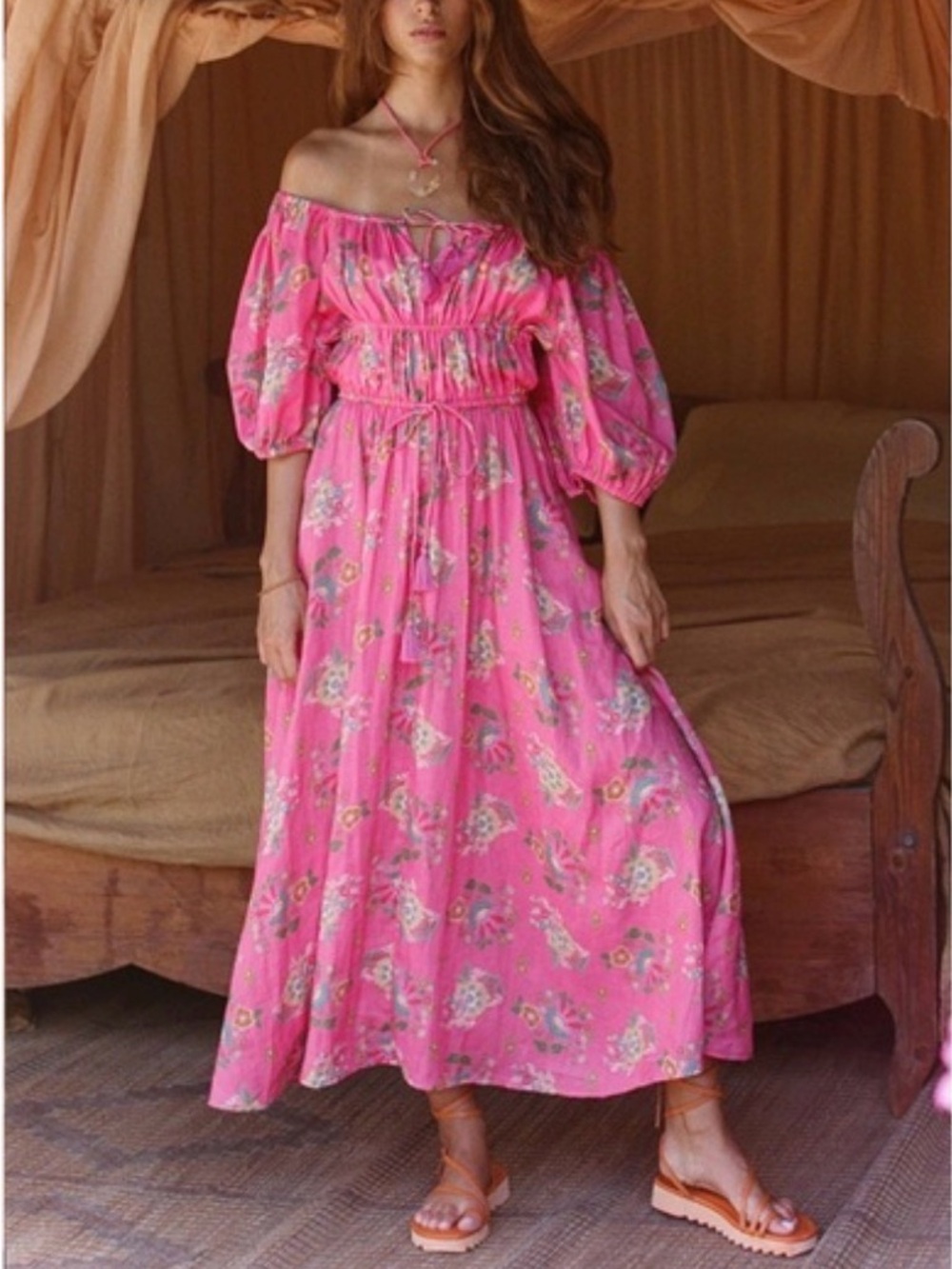 Spell & the Gypsy Collective Solstice Linen Soiree Dress
